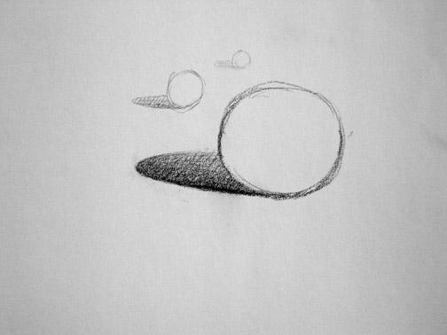 cast shadow ball dark