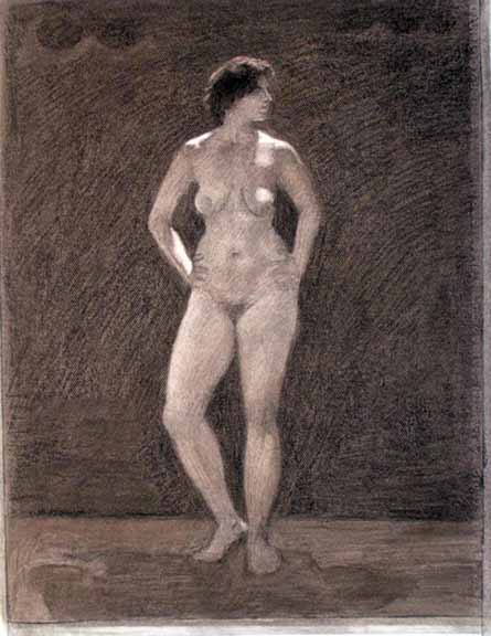 Female Nude, Lights and Darks