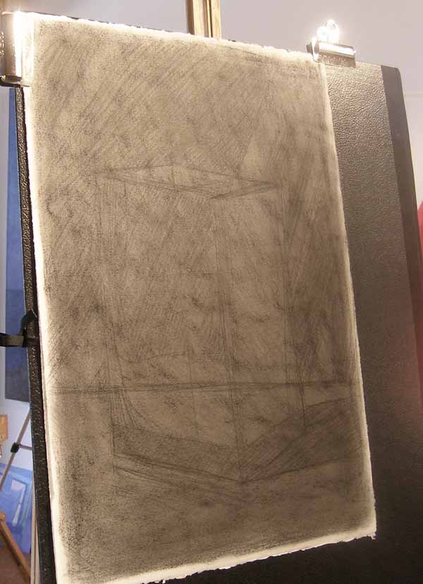 charcoal drawing demo