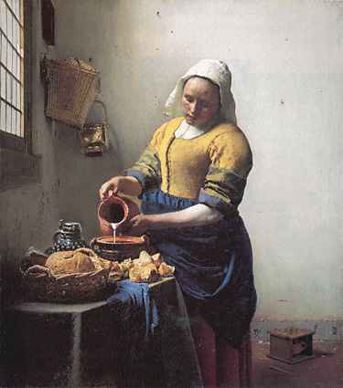 The Milkmaid, Vermeer, 1658-61