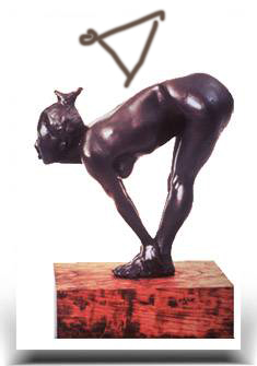 Figurative sculpture by Martine Vaugel