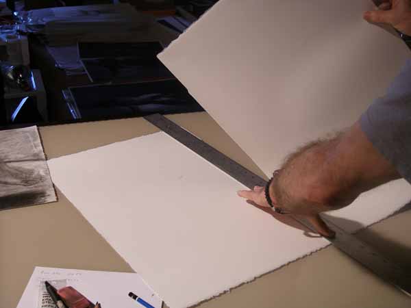 charcoal drawing demo