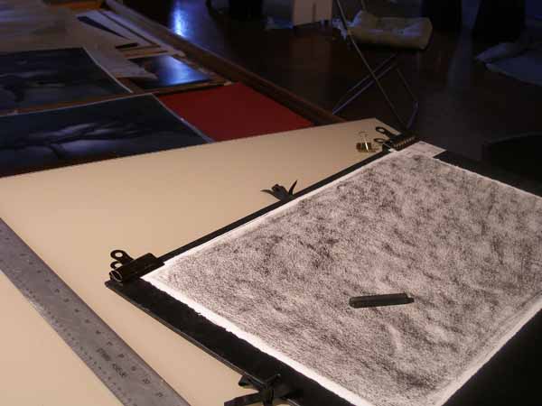 charcoal drawing demo