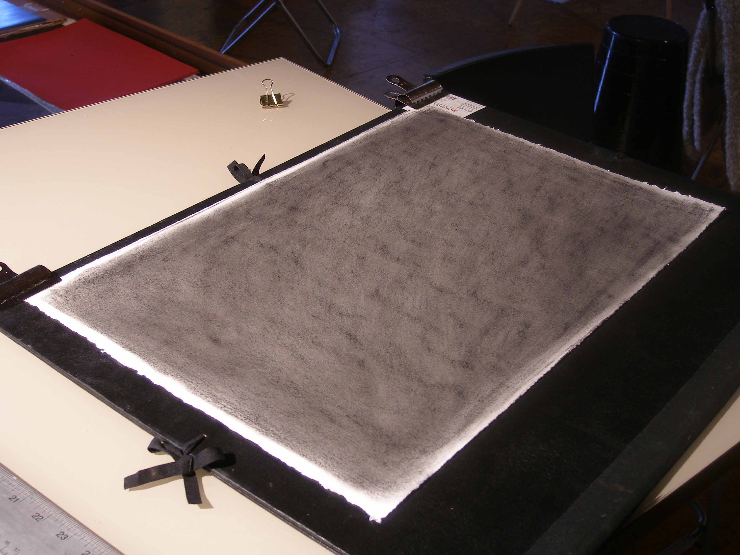 charcoal drawing demo