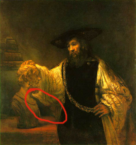Rembrandt, Socrates Contemplating the Bust of Homer