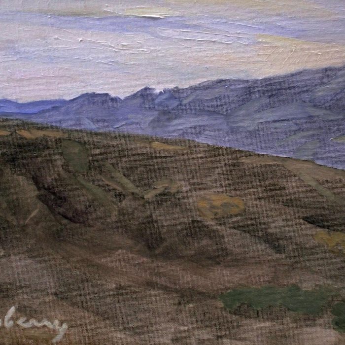 Newberry, Arizona Series #7, oil on panel, 9x12"