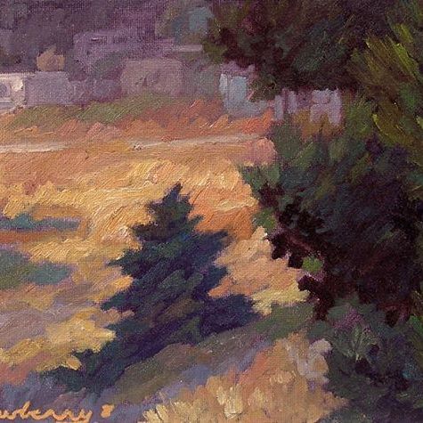 Newberry, Baby Pine, 2008, oil on panel, 9x12"