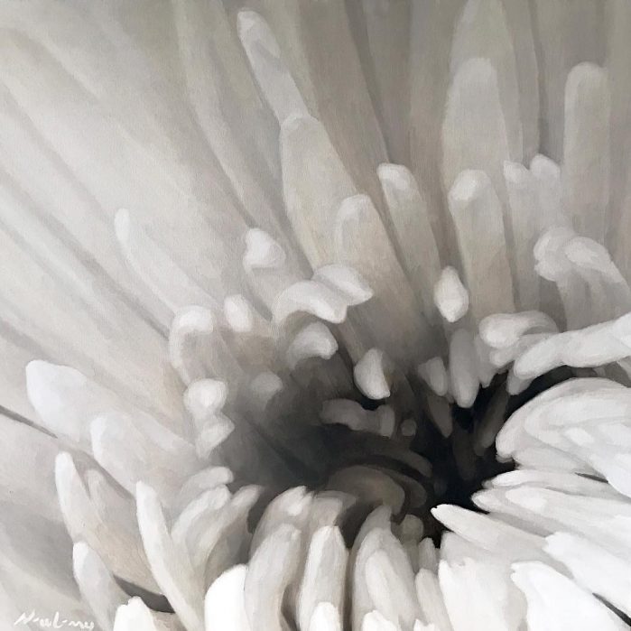 Newberry, Openings, 2017, oil on canvas, 16x24"