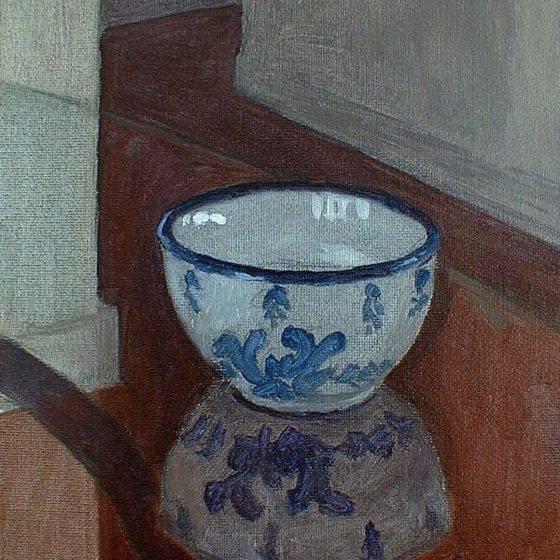 Newberry, Bowl's Reflection, 2004, oil on panel, 12x9"