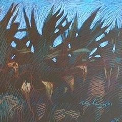 newberry-rhodes-cacti-pastel-on-dark-paper-pc