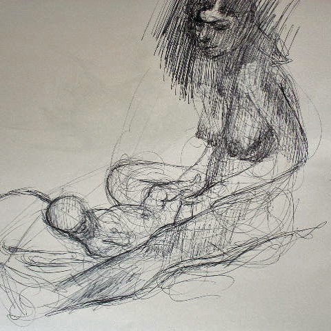 newberry_mother_child_graphite
