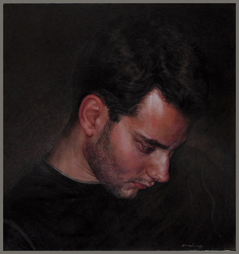 Newberry, Ralph (b. 1996 – d. 2016), oil on linen, 34 x 32 inches, 2018. Private collection.