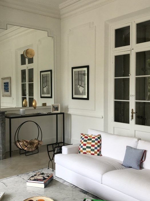 Newberry, friends' home in Beziers, charcoal by Anita Murphy