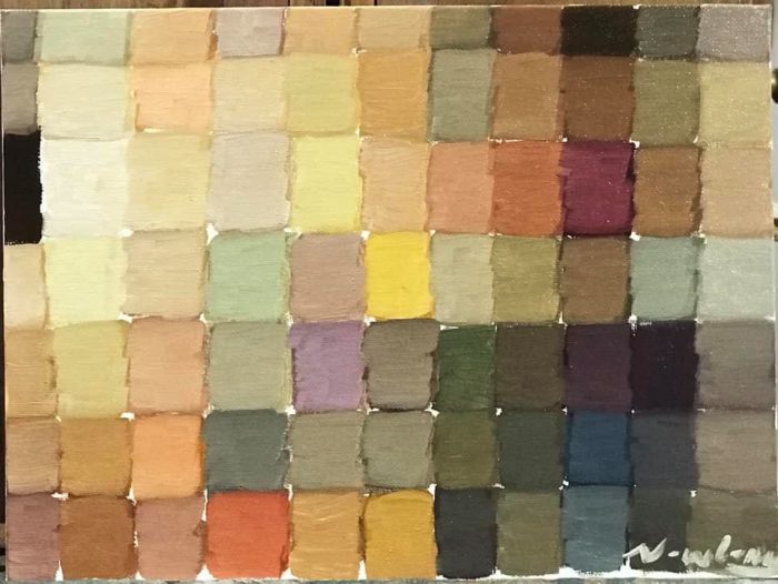 Newberry, Color Study 1, oil on canvas panel, 9x12"