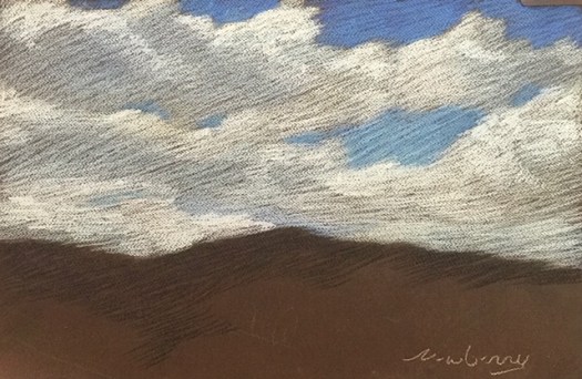 Newberry, Chalky White Clouds, pastel