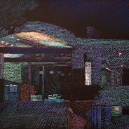 Newberry, 101 Ocean Ave, pastel