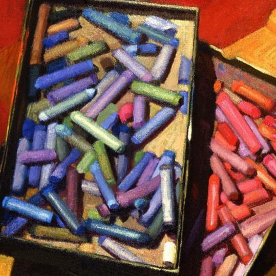 Newberry, Pastels, 1993, oil on canvas, 16x12"