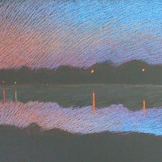 Newberry, Coffee Pot Bayou, pastel