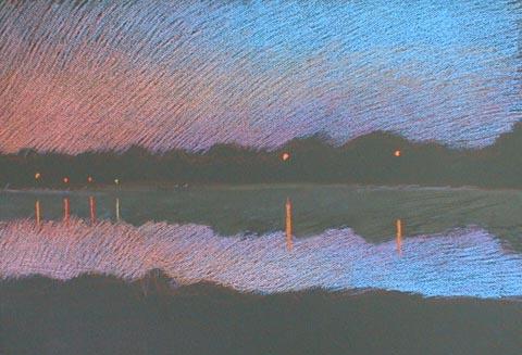 Newberry, Coffee Pot Bayou, pastel