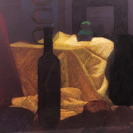 Newberry, Double O, pastel, 18x24"