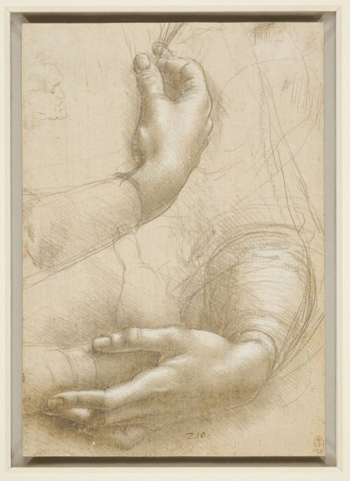 da Vinci, study of hands