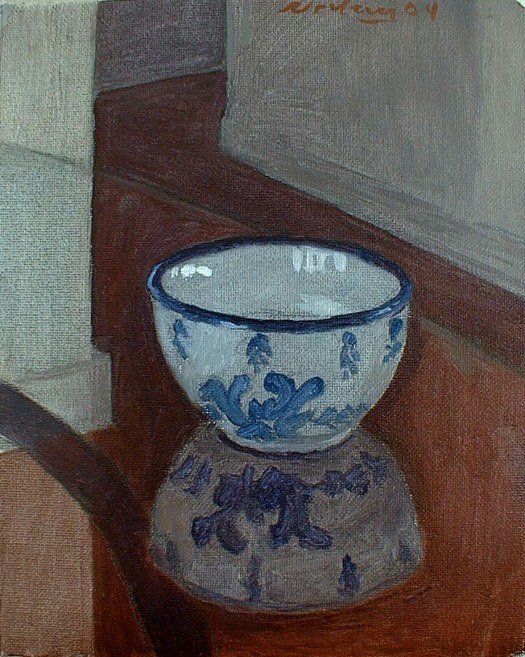Newberry, Bowl, 2004, oil on canvas, 12x9"