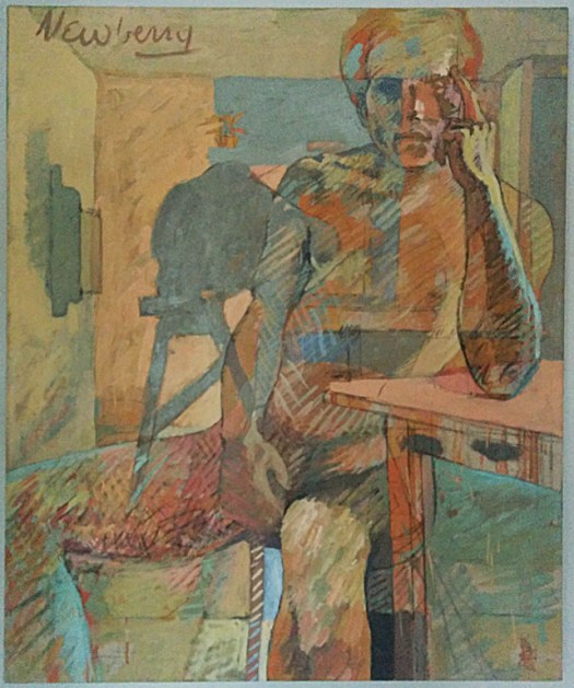 Newberry, Rob I, 1977, oil on linen, 48x40"