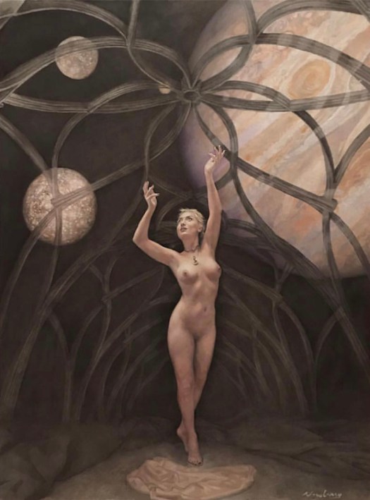 Newberry, Where No One Has Gone Before, 2018, oil on linen, 64x46"