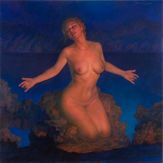Newberry, Venus, 2008, oil on linen, 48x48"