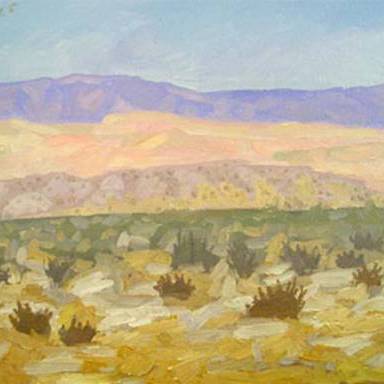 Newberry, Borrego Springs 2005, oil on panel, 9x12"