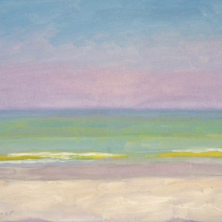 Newberry, Yellow Wave, 2005, oil on panel, 16x12"