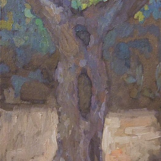 Newberry, France, Tree in a Sq