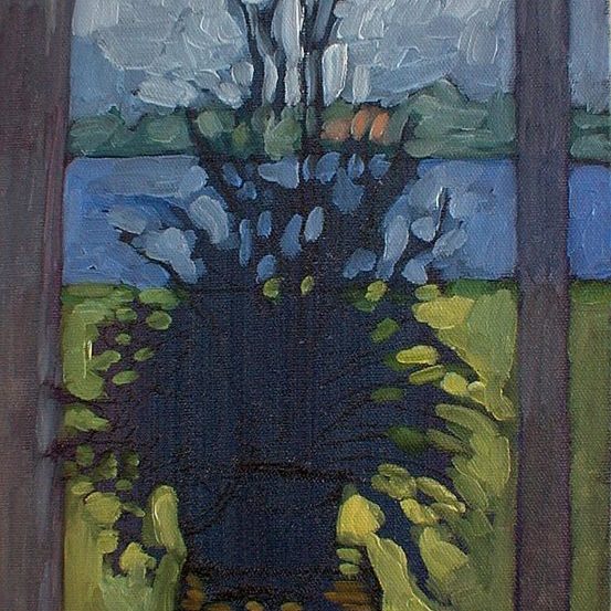 Newberry, Sun Room Herbs, 2004, oil on panel, 12x9"