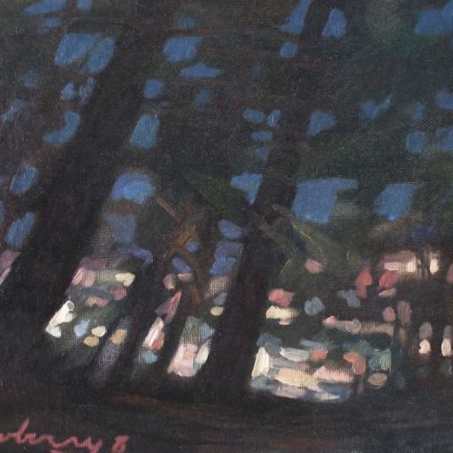 Newberry, Rhodes, Greece, Through the Pines