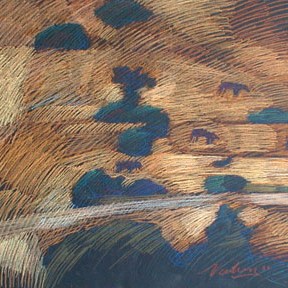 newberry-goats-1988-pastel-on-paper-18x24
