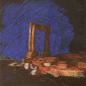 newberry-naxos-harbor-1988-pastel-on-paper-18x24