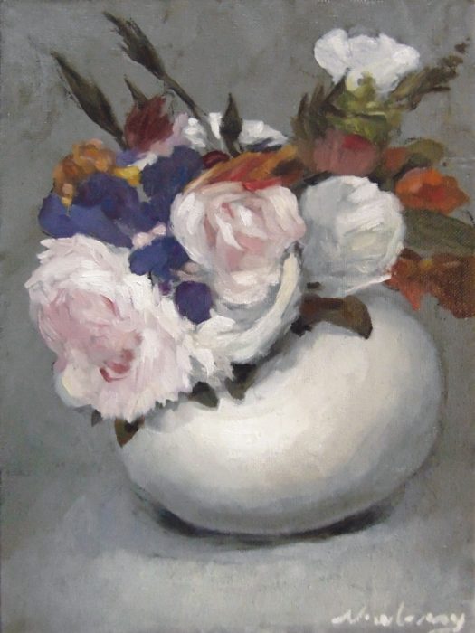 Newberry, Gift from Manet, oil on canvas, my free interpretation