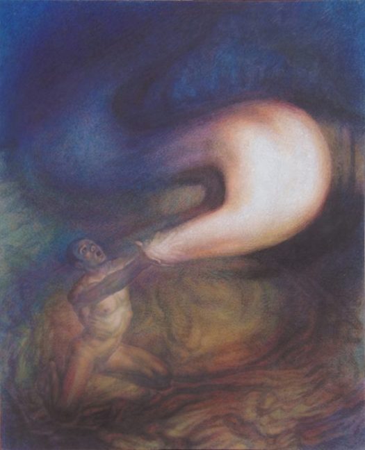 Newberry, God Releasing Stars Into the Universe, 1999, oil on linen, 82x77"
