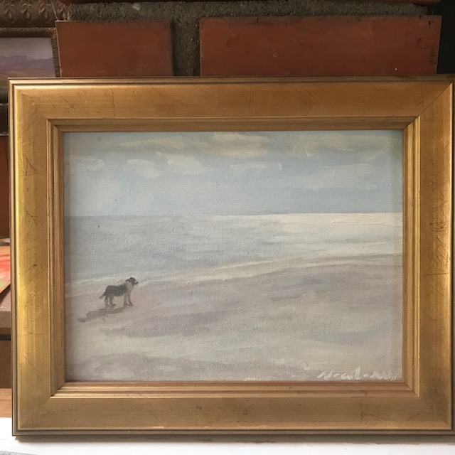 Newberry, Doggy at Picnic Island, oil on canvas