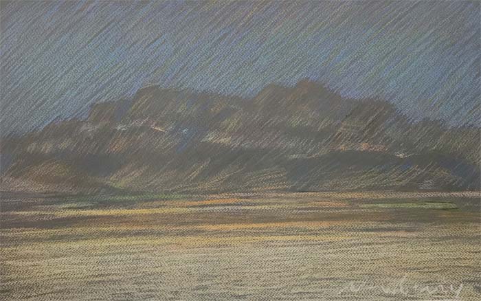 Newberry, Nature's Castle, 2020, pastel