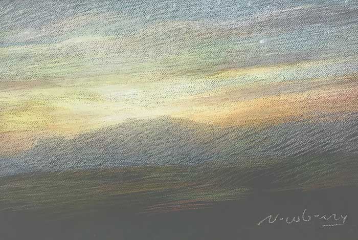 Newberry, Sunset over San Jacinto Mountains