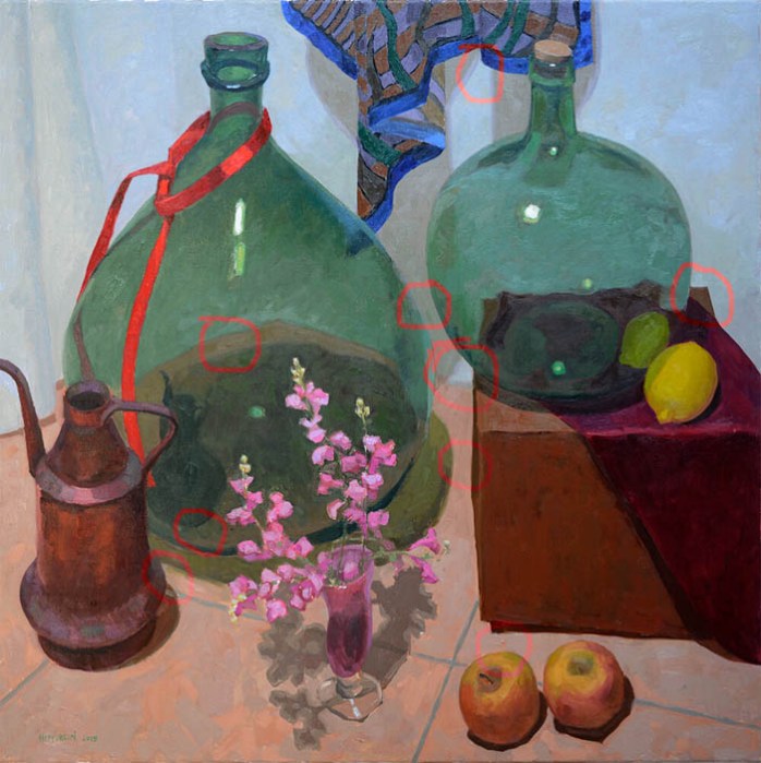 Melissa Hefferlin, Blended Family, 2019, marked for educational purposes.