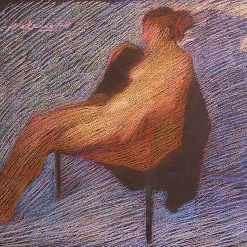 Newberry, pastel figure drawing,