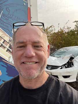 Michael Newberry with Ella