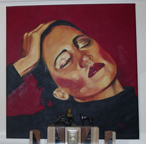 Newberry, Fifi, 1975, oil on canvas, 48x48"