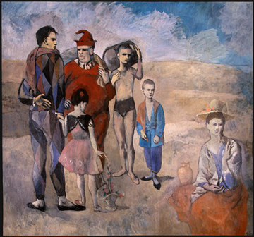 Pablo Picasso, Family of Saltimbanques, 1905.